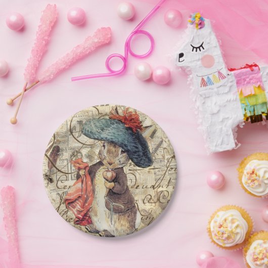 Peter Kaninchen, Benjamin-Bunny-Papier-Teller Pappteller (Party)