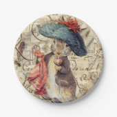 Peter Kaninchen, Benjamin-Bunny-Papier-Teller Pappteller (Vorderseite)