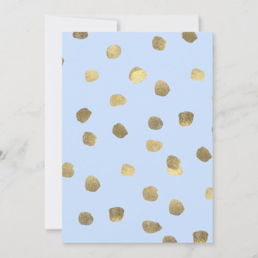 Peter Kaninchen mit Eicheln fallen Babydusche Einladung (Rückseite)