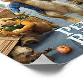 Peter-Kaninchen Poster (Ecke)
