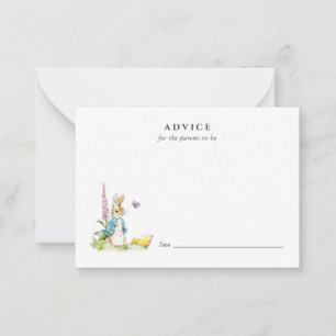 Peter Kaninchen Rat für die Eltern Hinweiskarte