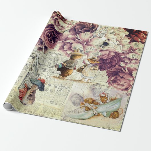 Peter Kaninchen (Sammlung6) Gewebepapier Geschenkpapier (Ungerollt)