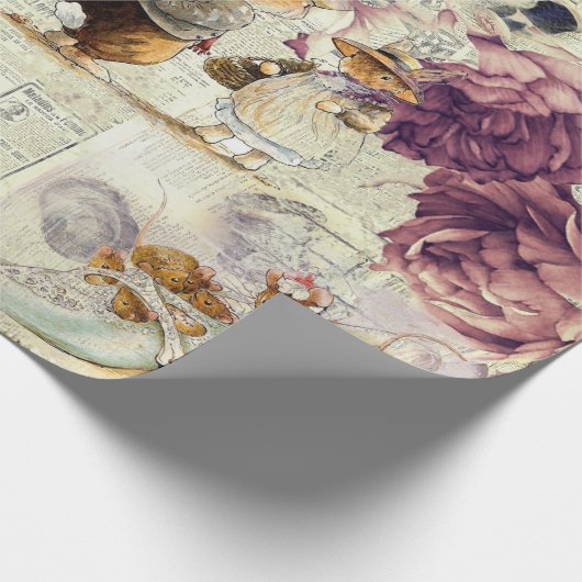 Peter Kaninchen (Sammlung6) Gewebepapier Geschenkpapier (Ecke)