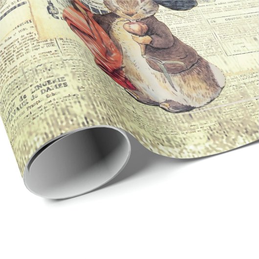 Peter Kaninchen (Sammlung6) Gewebepapier Geschenkpapier (Rolleneckpunkt)