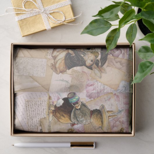 Peter-Kaninchen-Stoffpapier Seidenpapier (Geschenk)