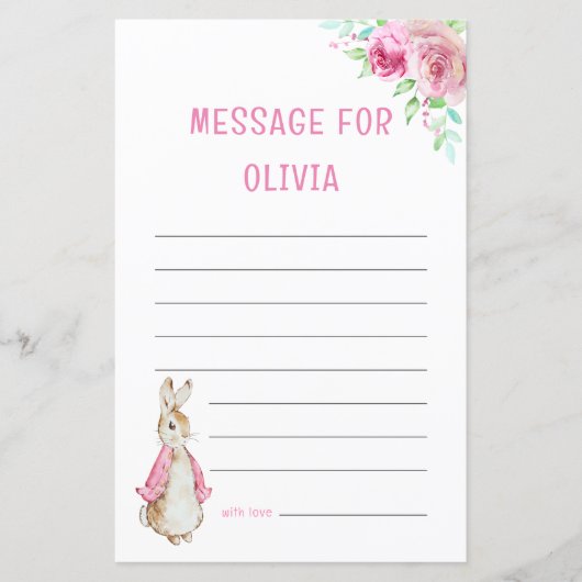 Peter Kaninchen | Time Capsule Message Birthday (Vorderseite)