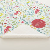 Peter-Kaninchen-| verzaubertes Aquarell-Muster Sherpadecke (3/4)