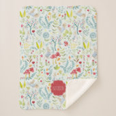 Peter-Kaninchen-| verzaubertes Aquarell-Muster Sherpadecke (Vorderseite)