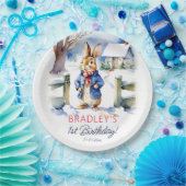 Peter Kaninchen Winter Geburtstagsgeschirr Pappteller (Party)