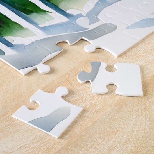 Peter Kaninchen Winter Weihnachtsgeschenke individ Puzzle (Seite)