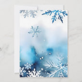 Peter Kaninchen Wintergeschenk Geburtstagsgeschenk Einladung (Rückseite)