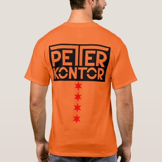 Peter Kontor Chicago Trance Family Stars Logo T-Shirt (Rückseite)