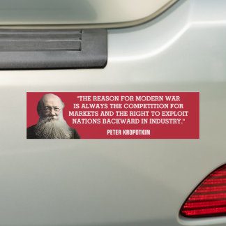Peter Kropotkin War Zitat Autoaufkleber
