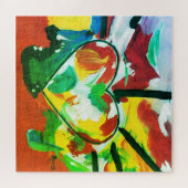 Peter Max Abstrakter Wasserfarbe Puzzle (Horizontal)