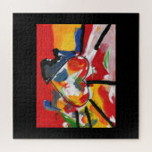 Peter Max Abstrakter Wasserfarbe Puzzle (Horizontal)