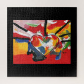 Peter Max Abstrakter Wasserfarbe Puzzle (Vertikal)