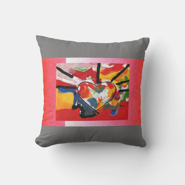 Peter Max Art Artwork American MoJo Pillow Kissen (Vorderseite)