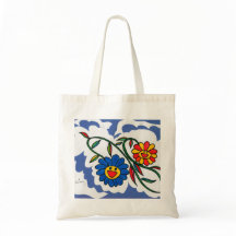 Peter Max farbenfrohe Aquarellblüten und Wolken