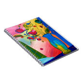 Peter Max inspiriert Blume-Notebook Notizblock (Rechte Seite)