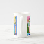 Peter Max Inspirierte Tasse Cup Knochen-China (Rückseite)