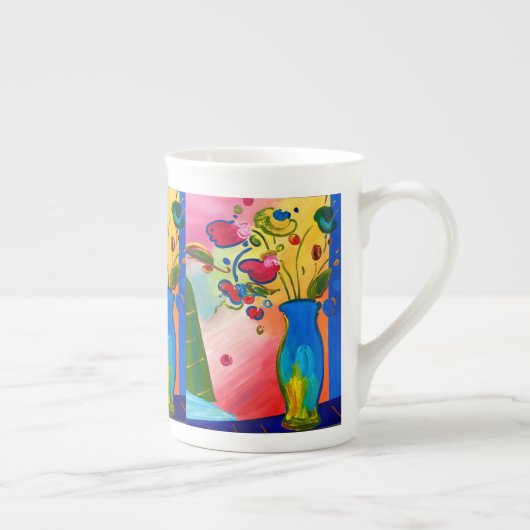 Peter Max Inspirierte Tasse Cup Knochen-China (Rechts)
