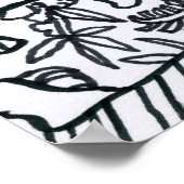 Peter Max Stil Original signiert zeichnen Poster (Ecke)