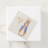 Peter mit Beige Linen Hintergrund Geschenkanhänger (Beispiel)