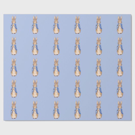 Peter mit blauem Hintergrund Geschenkpapier (Flach)