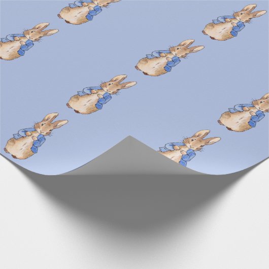 Peter mit blauem Hintergrund Geschenkpapier (Ecke)