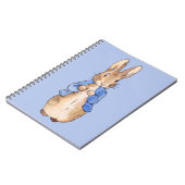 Peter mit blauem Hintergrund Notizblock (Linke Seite)