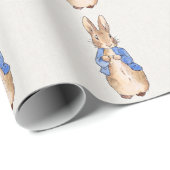 Peter mit grauem Linenhintergrund Geschenkpapier (Rolleneckpunkt)