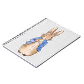 Peter mit grauem Linenhintergrund Notizblock (Linke Seite)