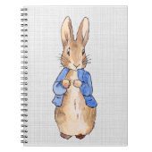 Peter mit grauem Linenhintergrund Notizblock (Vorderseite)