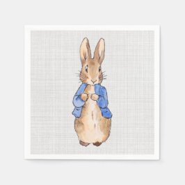 Peter mit grauem Linenhintergrund Serviette