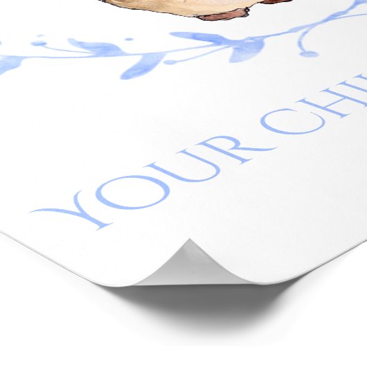 Peter mit Kindesname Personalisierung Poster (Ecke)