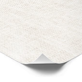 Peter mit Linen Hintergrund Poster (Ecke)