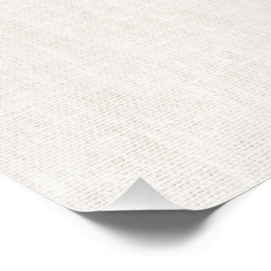 Peter mit Linen Hintergrund Poster (Ecke)