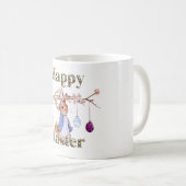 Peter mit Ostereiern Happy Oaster Kaffeetasse (VorderseiteRechts)