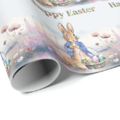 Peter mit Osterkorb Happy Oaster Geschenkpapier (Rolleneckpunkt)