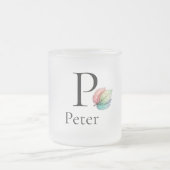 Peter Monogram-minimalistische Tasse (Mittel)