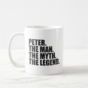 Peter Name, Peter Der Mann Der Mythos Die Legende Kaffeetasse