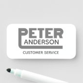Peter Name Tag Namensschild (Beispiel)