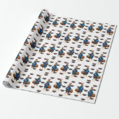 Peter Oaster Bunny mit Ostereier-Körbchen Geschenkpapier (Ungerollt)