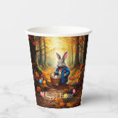 Peter Oaster Bunny mit Ostereier-Körbchen Pappbecher (Vorderseite)