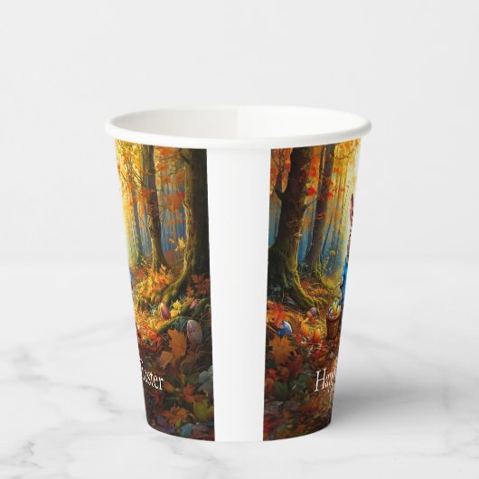 Peter Oaster Bunny mit Ostereier-Körbchen Pappbecher (Links)