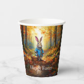 Peter Oaster Bunny mit Ostereier-Körbchen Pappbecher (Vorderseite)