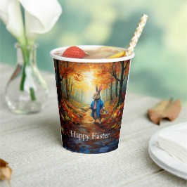 Peter Oaster Bunny mit Ostereier-Körbchen Pappbecher