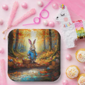 Peter Oaster Bunny mit Ostereier-Körbchen Pappteller (Party)