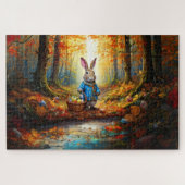 Peter Oaster Bunny mit Ostereier-Körbchen Puzzle (Horizontal)
