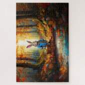 Peter Oaster Bunny mit Ostereier-Körbchen Puzzle (Vertikal)